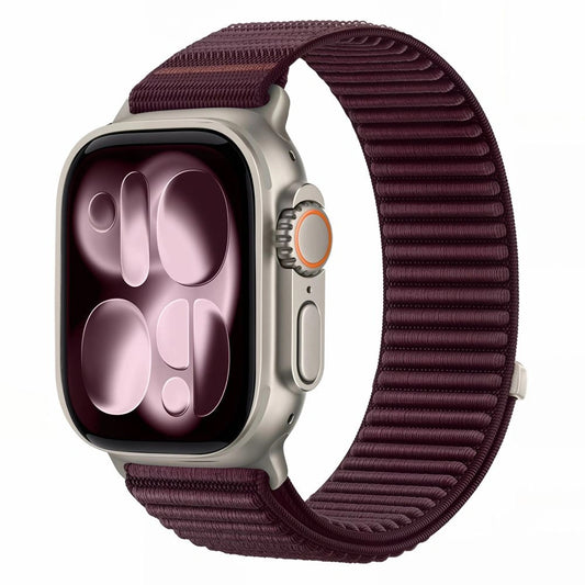 Tech-Protect NylonLoop kaiš za Apple Watch 49mm / 46mm / 45mm / 44mm Series, bordo boje