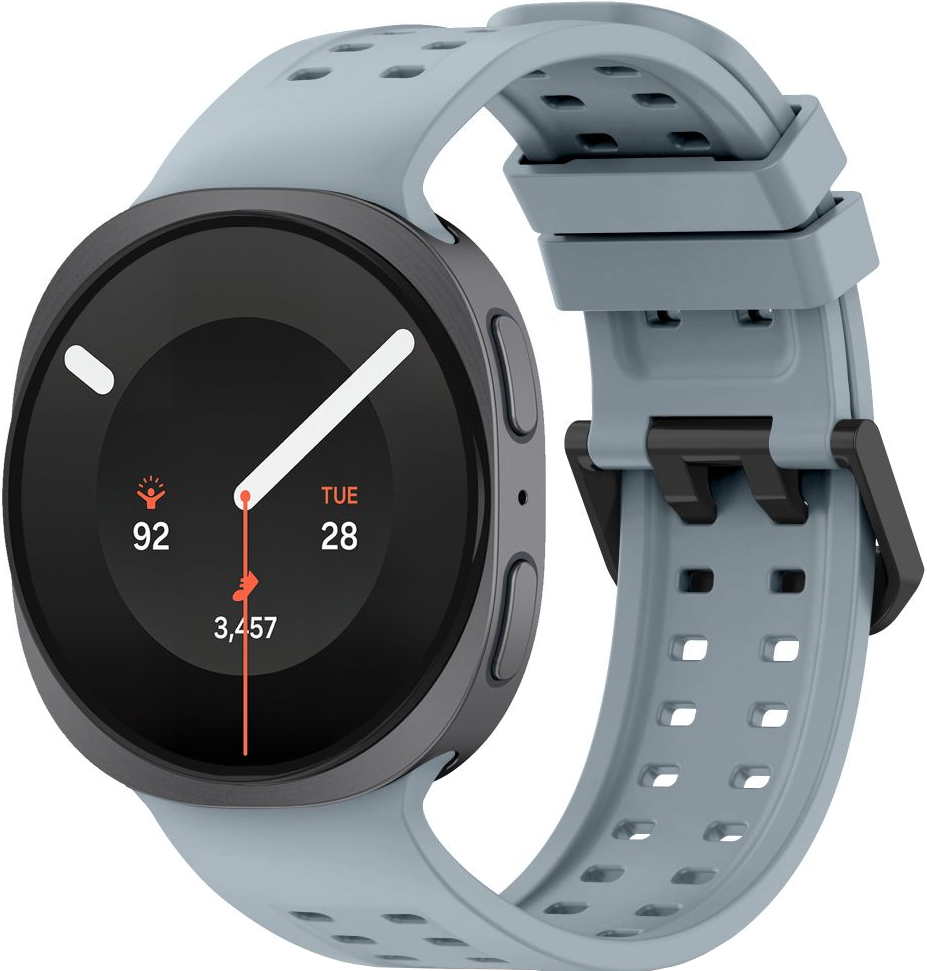 Kaiš Tech-Protect Silicone Air za Samsung Galaxy Watch9 / Watch8 / Watch8 Classic Series, Siva
