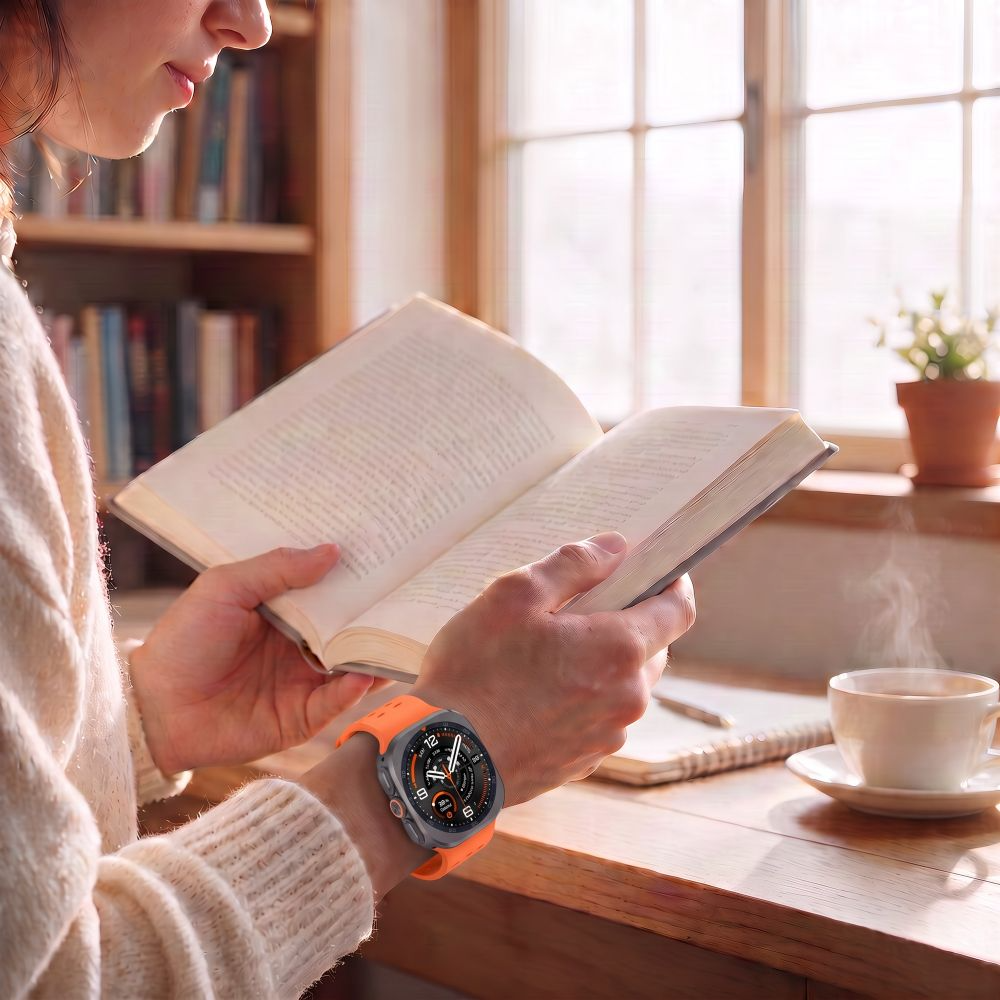 Kaiš Tech-Protect Silicone Air za Samsung Galaxy Watch Ultra Series, Narandžasta