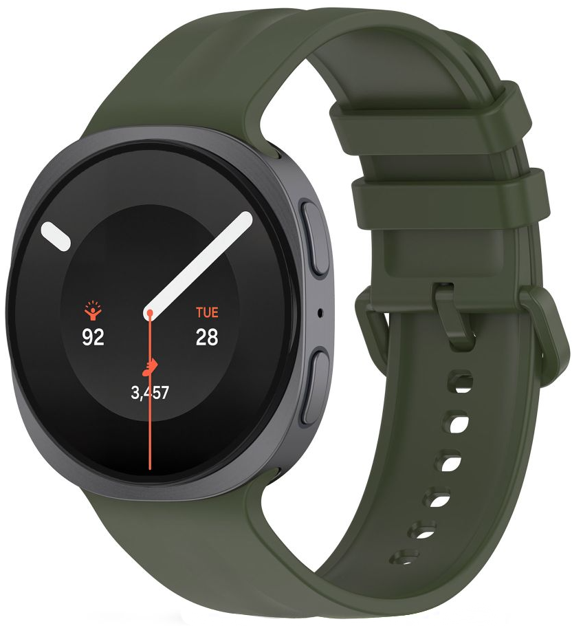Kaiš Tech-Protect Silicone Evo za Samsung Galaxy Watch9 / Watch8 / Watch8 Classic Series, Zelena