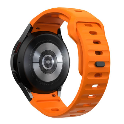 Kaiš Tech-Protect Silicone Line za Samsung Galaxy Watch7 / Watch FE / Watch6 / Watch5 / Watch4 seriju, Narandžasti