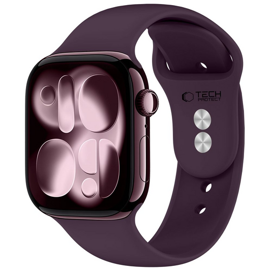 Tech-Protect silikonska narukvica za Apple Watch 49mm / 46mm / 45mm / 44mm serija, bordo