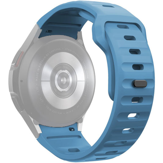 Strap Tech-Protect Silicone Line for Samsung Galaxy Watch7 / Watch FE / Watch6 / Watch5 / Watch4 Series, Blue 