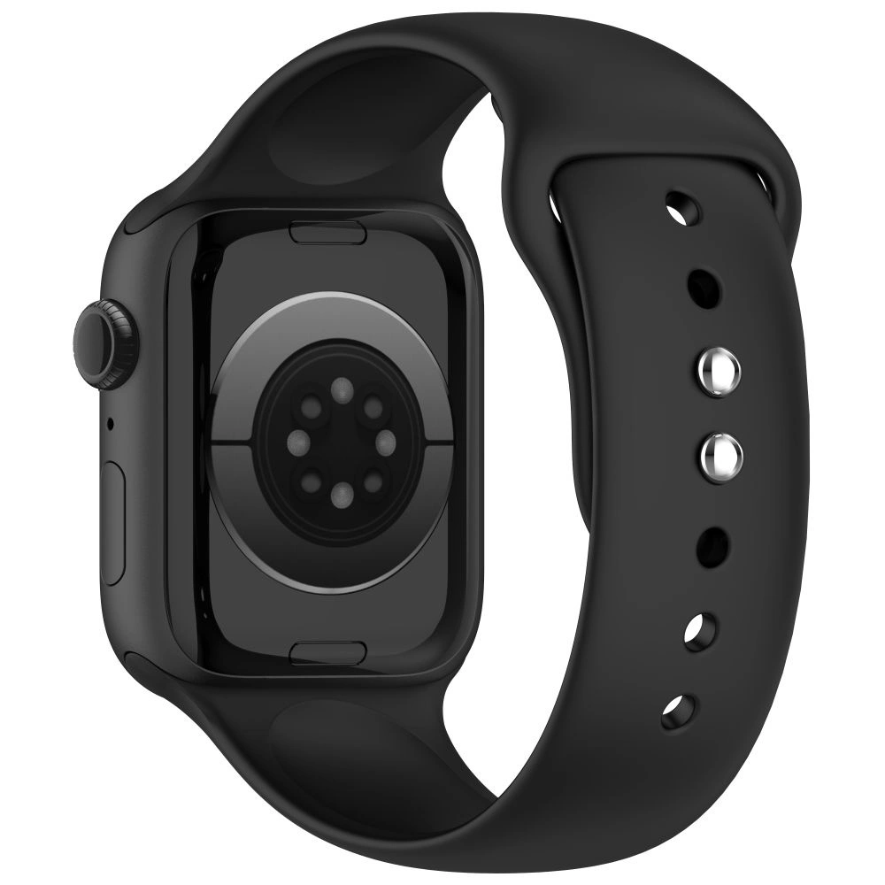 Tech-Protect silikonska narukvica za Apple Watch 49mm / 46mm / 45mm / 44mm serija, crna