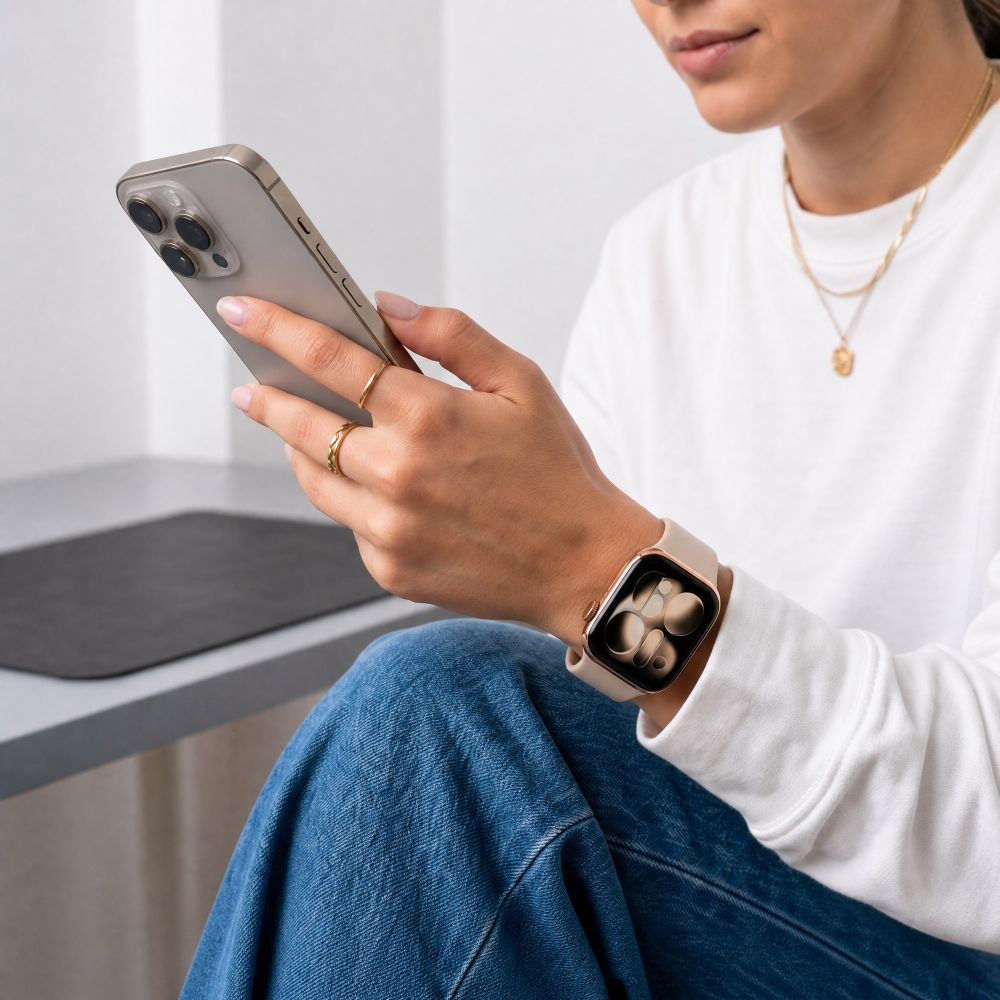Kaiš Tech-Protect Silicone za Apple Watch 49mm / 46mm / 45mm / 44mm Series, Bež