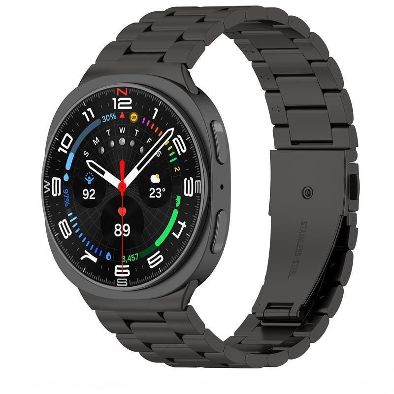 Kaiš Tech-Protect Stainless za Samsung Galaxy Watch8 / Watch8 Classic Series, Crni