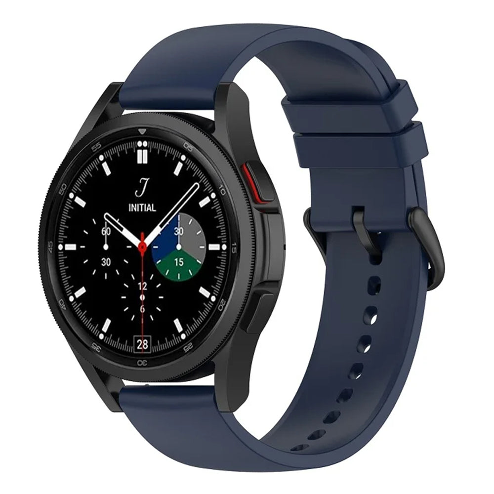 Kaiš Techsuit W001 za Samsung Galaxy Watch / Huawei Watch Series, 20mm, Tamnoplava