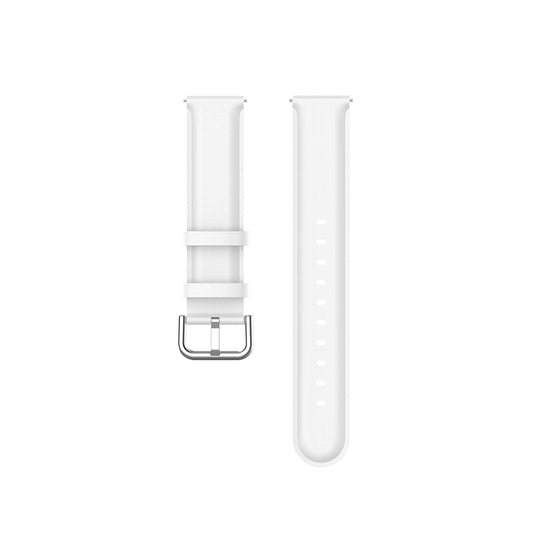 Curea Techsuit W007PU za Samsung Galaxy Watch / Huawei Watch Series, 20mm, Bela