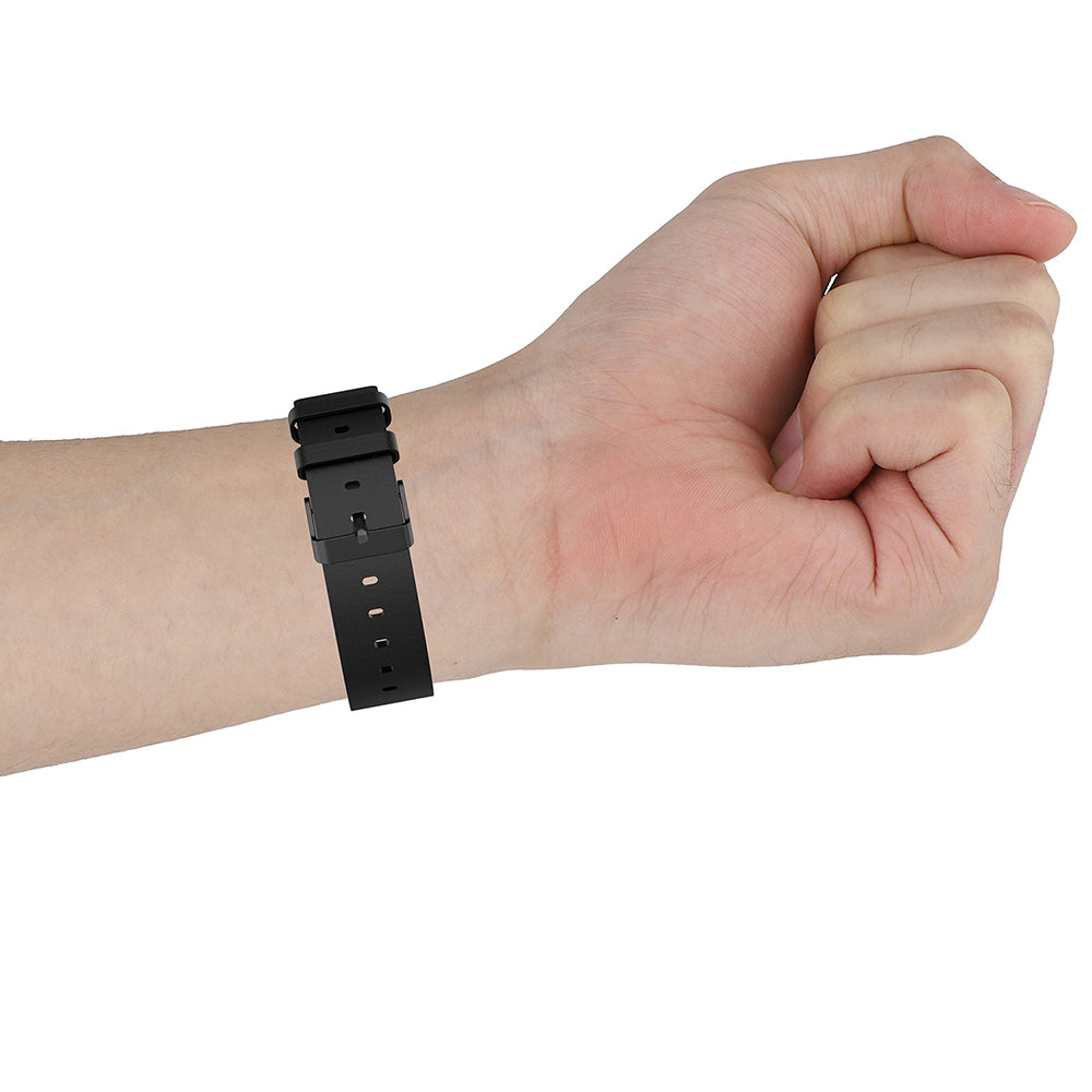 Curea Techsuit W007PU za Samsung Galaxy Watch / Huawei Watch Series, 20mm, Bela