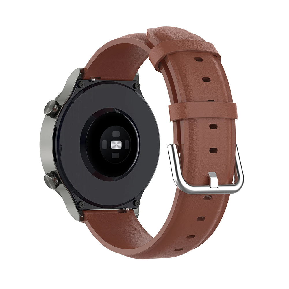 Kaiš Techsuit W007PU za Samsung Galaxy Watch / Huawei Watch Series, Braon