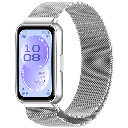 Kaiš Techsuit W009 za Huawei Band 11 / 11 Pro, Srebrni
