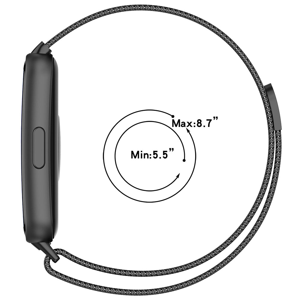 Kaiš Techsuit W009 za Huawei Band 11 / 11 Pro, Srebrni