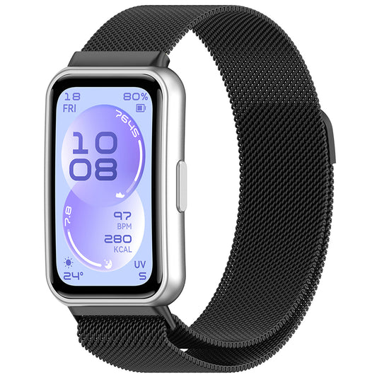 Kaiš Techsuit W009 za Huawei Band 11 / 11 Pro, Crni