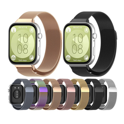 Kaiš Techsuit W009 za Huawei Watch Fit 4 Pro / Watch Fit 4 / Watch Fit 3, Zlatno Roze