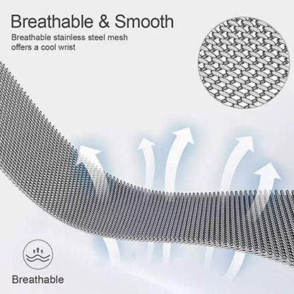 Kaiš Techsuit W009 za Samsung Galaxy Watch / Huawei Watch Series, 20mm, Srebrni