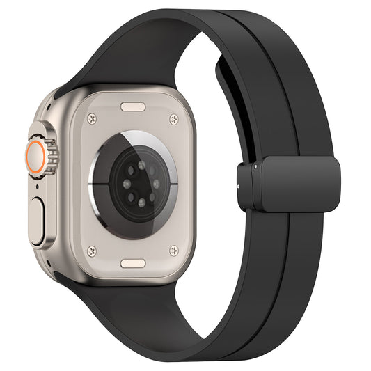 Kaiš Techsuit W011 za Apple Watch 49mm / 46mm / 45mm / 44mm / 42mm serije, Crni