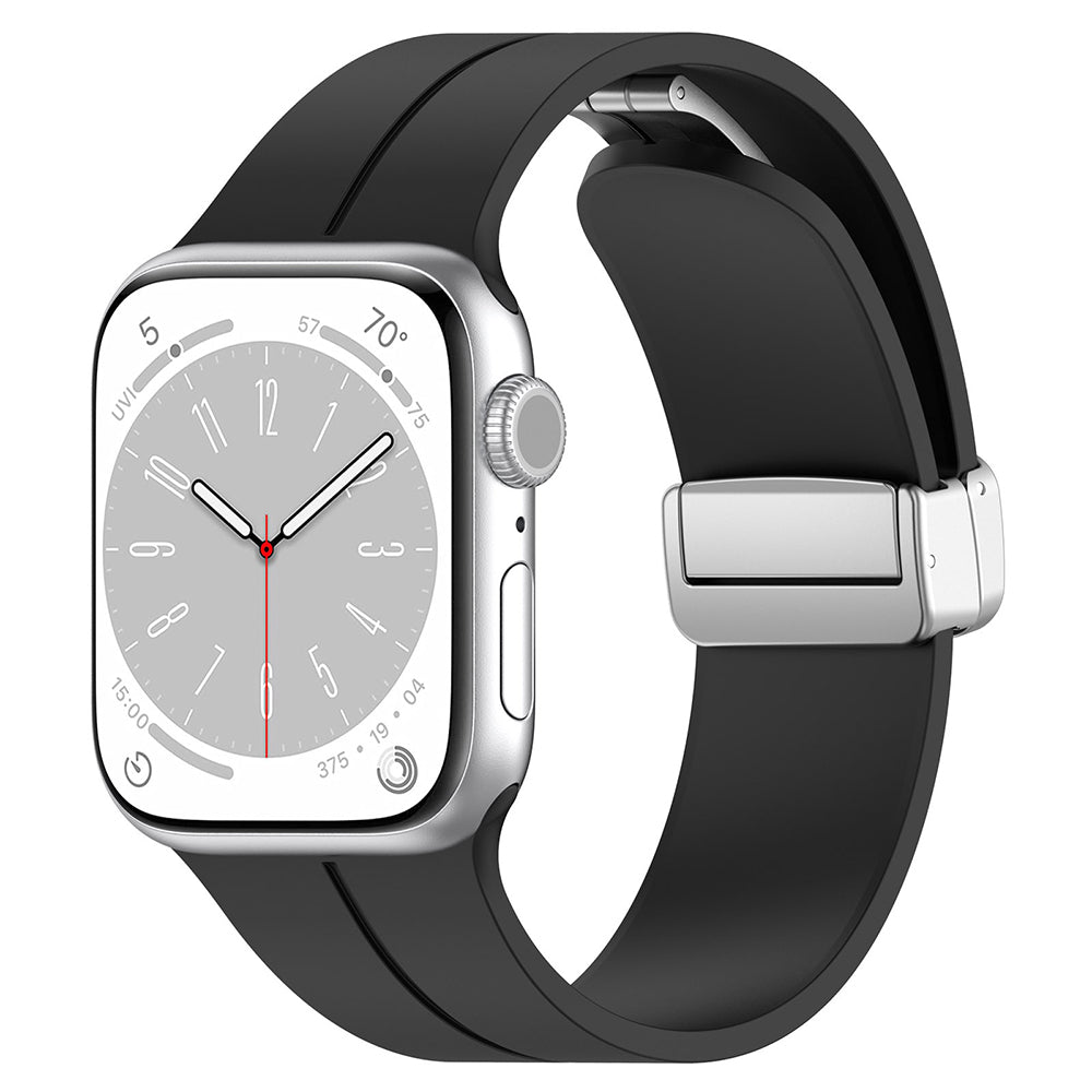 Kaiš Techsuit W011 za Apple Watch 49mm / 46mm / 45mm / 44mm / 42mm serije, Crni