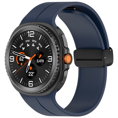 Kaiš Techsuit W011 za Samsung Galaxy Watch 8 Classic / Watch8 44mm / Watch 8 40mm, Tamnoplav