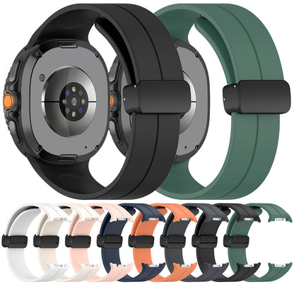 Kaiš Techsuit W011 za Samsung Galaxy Watch 8 Classic / Watch8 44mm / Watch 8 40mm, Crna