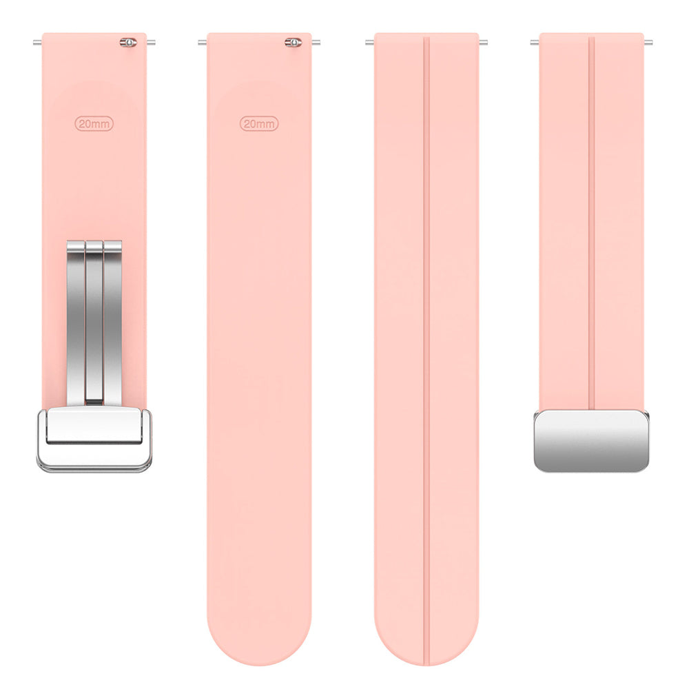 Kaiš Techsuit W011 za Samsung Galaxy Watch / Huawei Watch Series, 20mm, Roze.