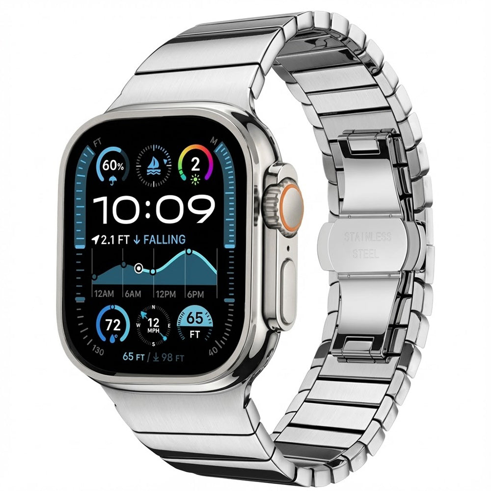Kaiš Techsuit W012 za Apple Watch 49mm / 46mm / 45mm / 44mm / 42mm serije, Srebrni