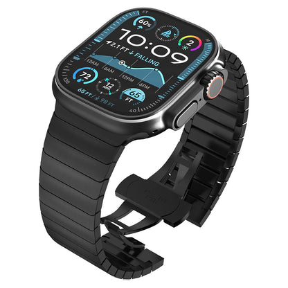 Kaiš Techsuit W012 za Apple Watch 49mm / 46mm / 45mm / 44mm / 42mm serije, Crni