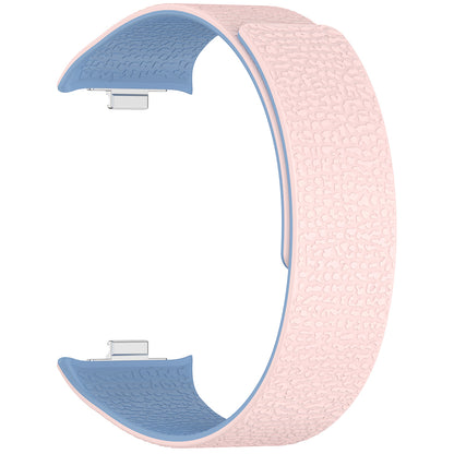 Curea Techsuit W016 za Xiaomi Smart Band / Watch Series, Roze Plava