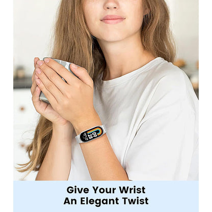 Kaiš Techsuit W022 za Xiaomi Smart Band 9 / 8, 15mm, Zlatni