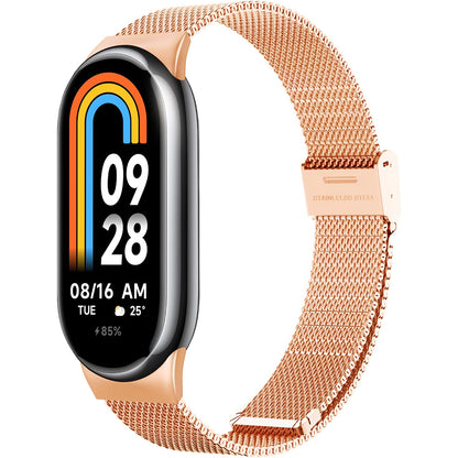 Kaiš Techsuit W022 za Xiaomi Smart Band 9 / 8, 15mm, Zlatno Roze