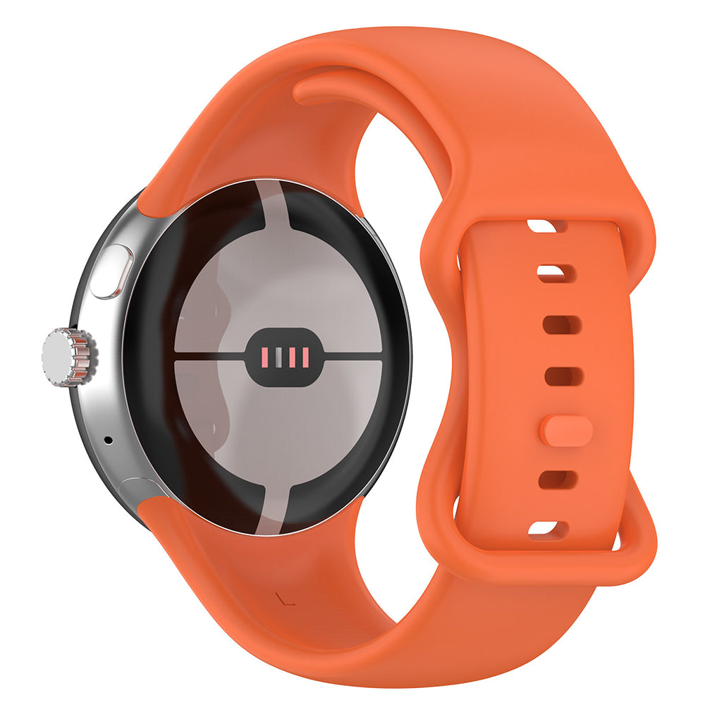 Techsuit kaiš W031 za Google Pixel Watch 4 41mm / Watch 3 41mm / Watch 2 / Watch, Narandžasta