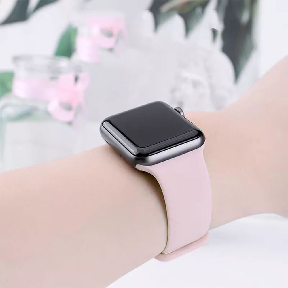 Kaiš Techsuit W031 za Apple Watch 42mm / 41mm / 40mm / 38mm serije, svetlo roze