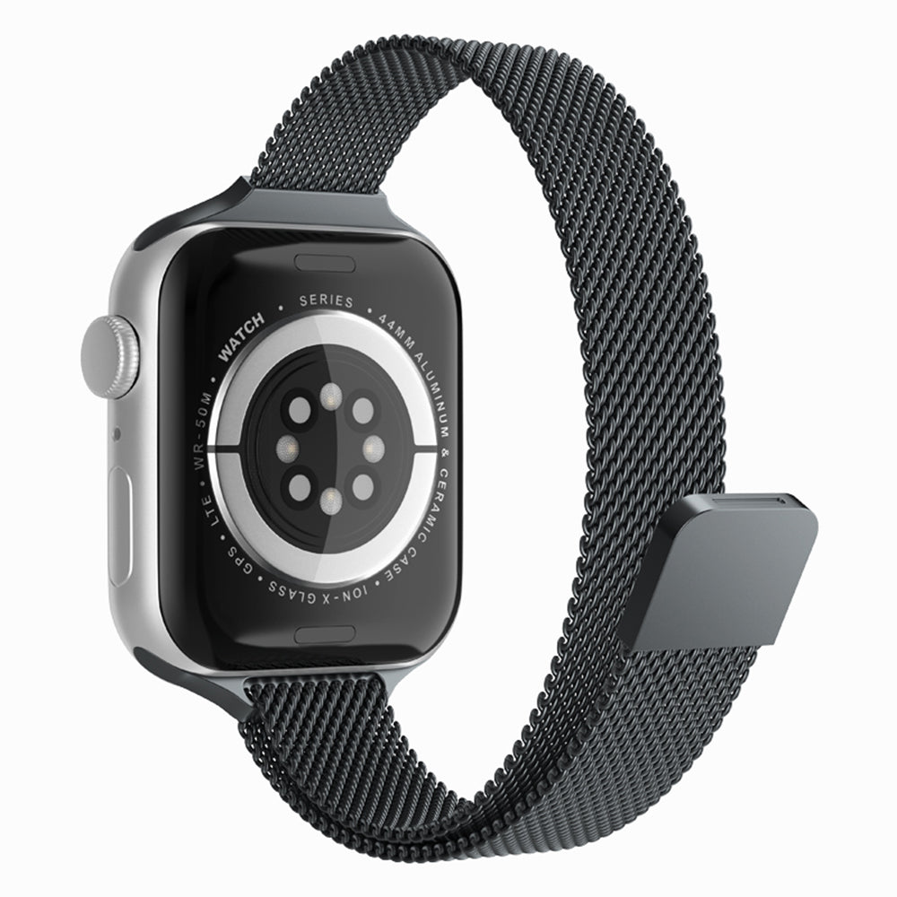 Kaiš Techsuit W034 za Apple Watch 49mm / 46mm / 45mm / 44mm / 42mm serije, Crni
