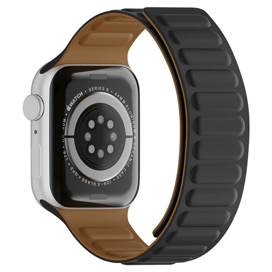 Kaiš Techsuit W035 za Apple Watch 49mm / 46mm / 45mm / 44mm / 42mm serije, Crni