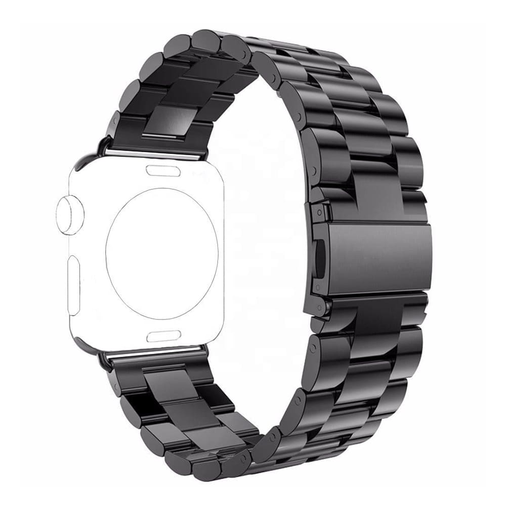 Kaiš Techsuit W036 za Apple Watch 42mm / 41mm / 40mm / 38mm seriju, Crni