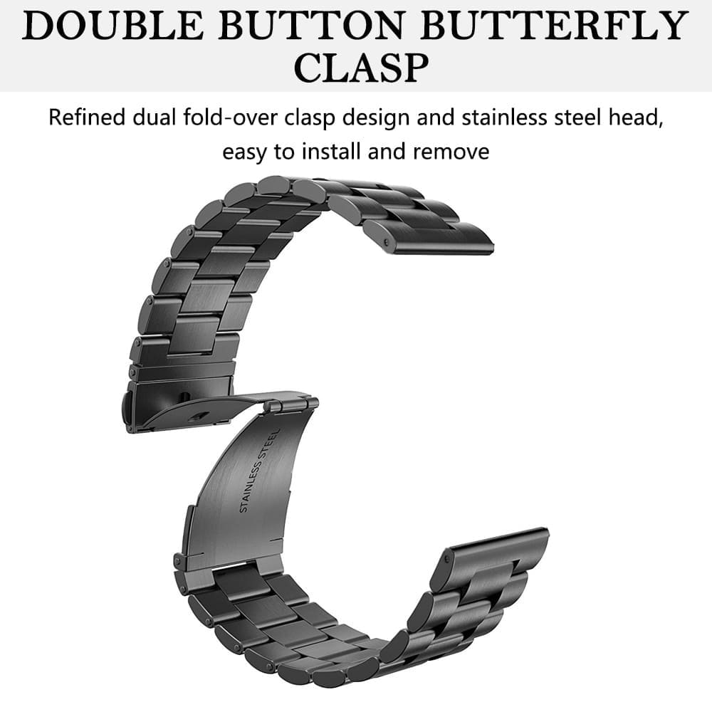 Kaiš Techsuit W036 za Apple Watch 42mm / 41mm / 40mm / 38mm seriju, Crni