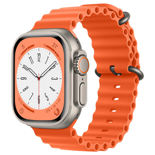 Techsuit kaiš W038 za Apple Watch 49mm / 46mm / 45mm / 44mm / 42mm Series, Narandžasta