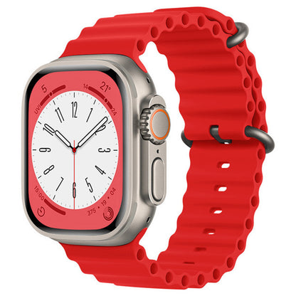 Techsuit kaiš W038 za Apple Watch 49mm / 46mm / 45mm / 44mm / 42mm Series, Crvena