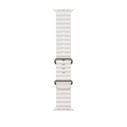 Techsuit kaiš W038 za Apple Watch 49mm / 46mm / 45mm / 44mm / 42mm Series, Bela