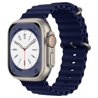 Techsuit kaiš W038 za Apple Watch 49mm / 46mm / 45mm / 44mm / 42mm Series, Tamnoplava