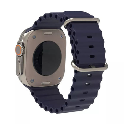 Techsuit kaiš W038 za Apple Watch 49mm / 46mm / 45mm / 44mm / 42mm Series, Tamnoplava