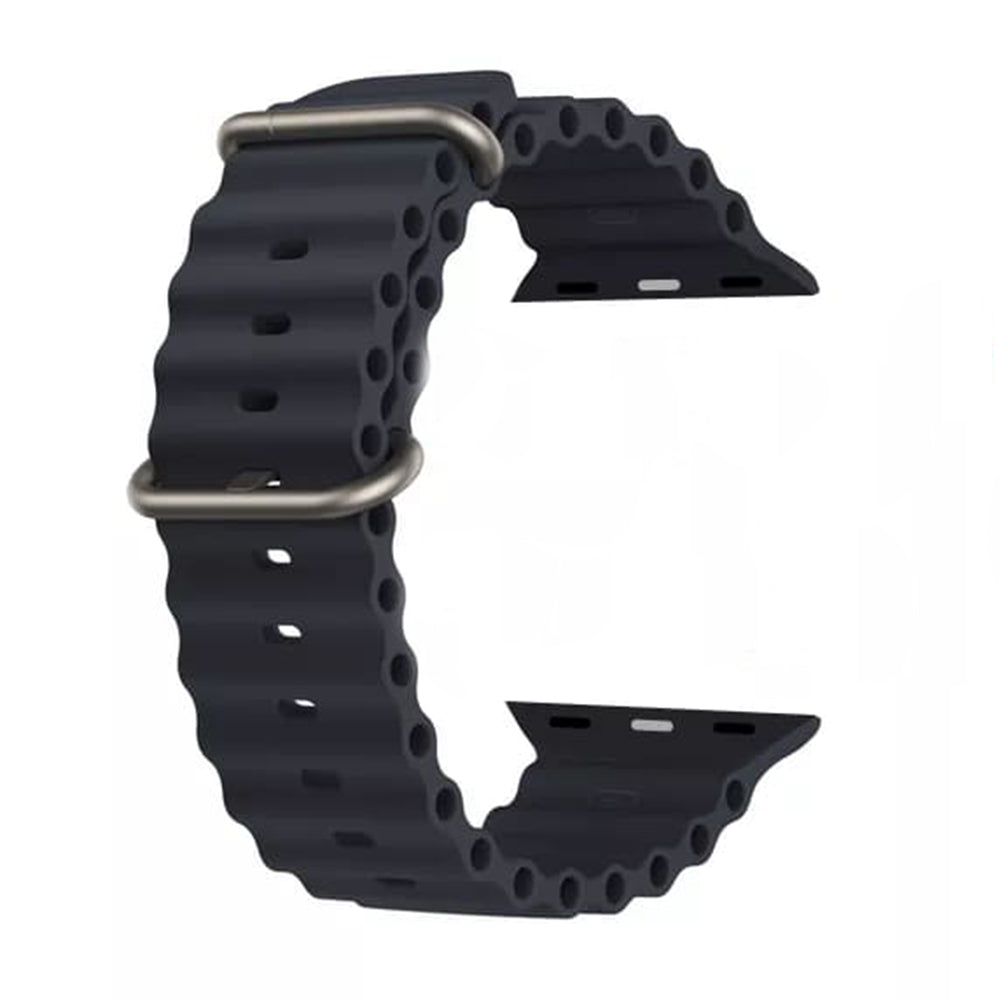 Kaiš Techsuit W038 za Apple Watch 49mm / 46mm / 45mm / 44mm / 42mm serije, Crni