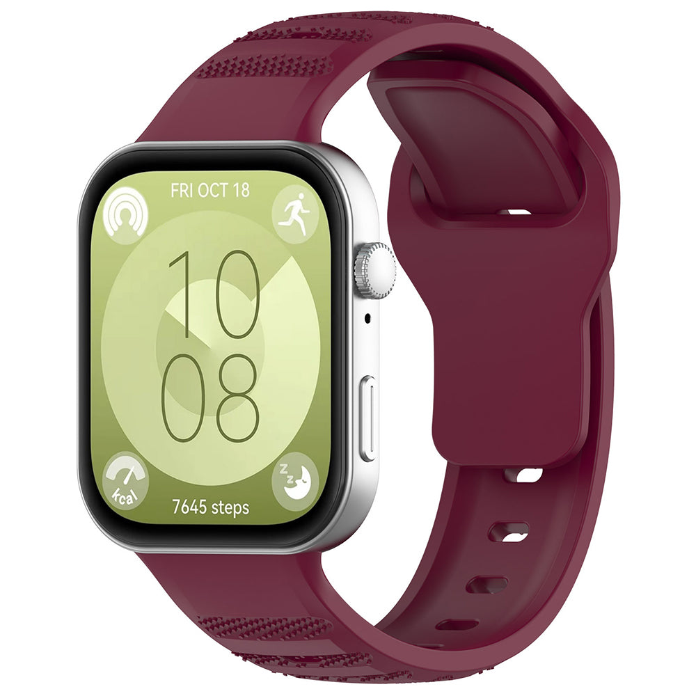 Techsuit kaiš W050 za Huawei Watch Fit 5 Pro / Fit 5 / Fit 4 Pro / Fit 4 / Fit 3, Bordo