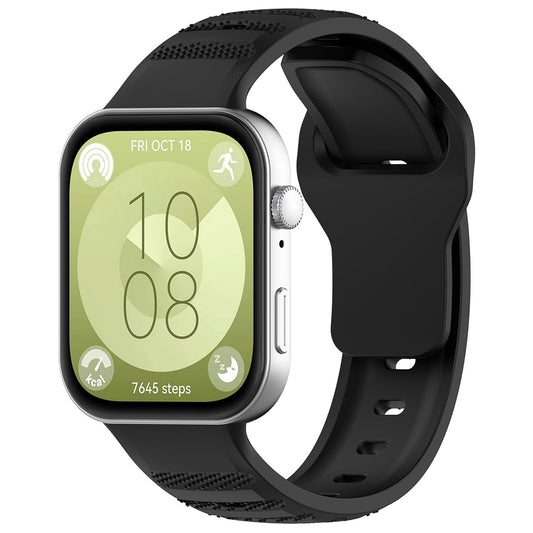 Kaiš Techsuit W050 za Huawei Watch Fit 4 Pro / Watch Fit 4 / Watch Fit 3, Crni