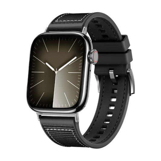 Kaiš Techsuit W051 za Apple Watch 42mm / 41mm / 40mm / 38mm serije, Crni