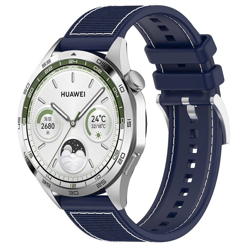 Kaiš Techsuit W051 za Huawei Watch / Xiaomi Watch Series, 22mm, Tamnoplava