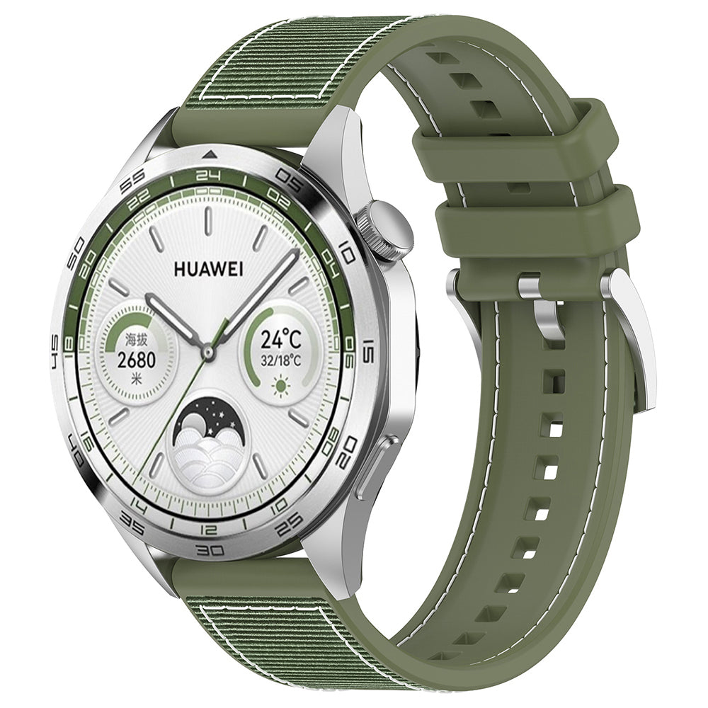 Kaiš Techsuit W051 za Huawei Watch / Xiaomi Watch Series, 22mm, Zelena