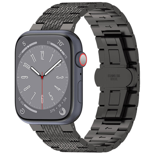 Kaiš Techsuit W052 za Apple Watch 42mm / 41mm / 40mm / 38mm seriju, Crni