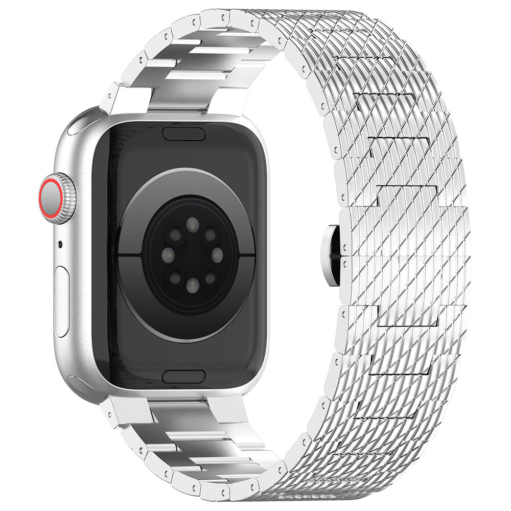 Kaiš Techsuit W052 za Apple Watch 49mm / 46mm / 45mm / 44mm / 42mm serije, Srebrni