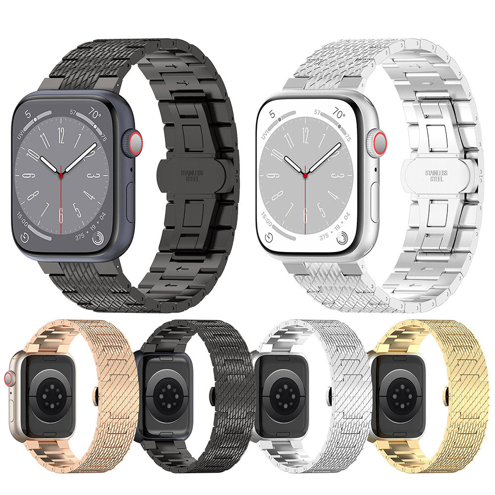Kaiš Techsuit W052 za Apple Watch 49mm / 46mm / 45mm / 44mm / 42mm serije, Srebrni
