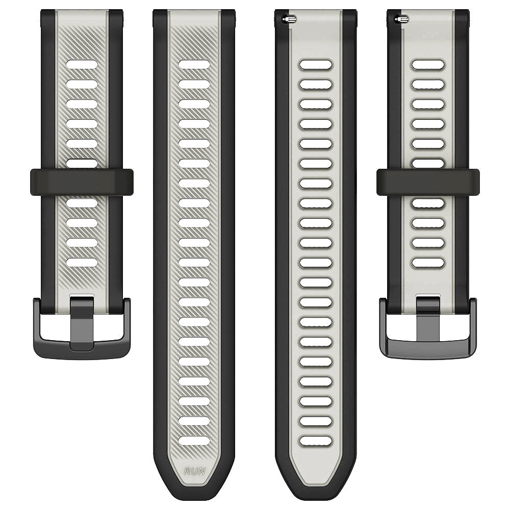 Curea Techsuit W053 za Huawei Watch / Garmin Watch seriju, 18mm, Siva